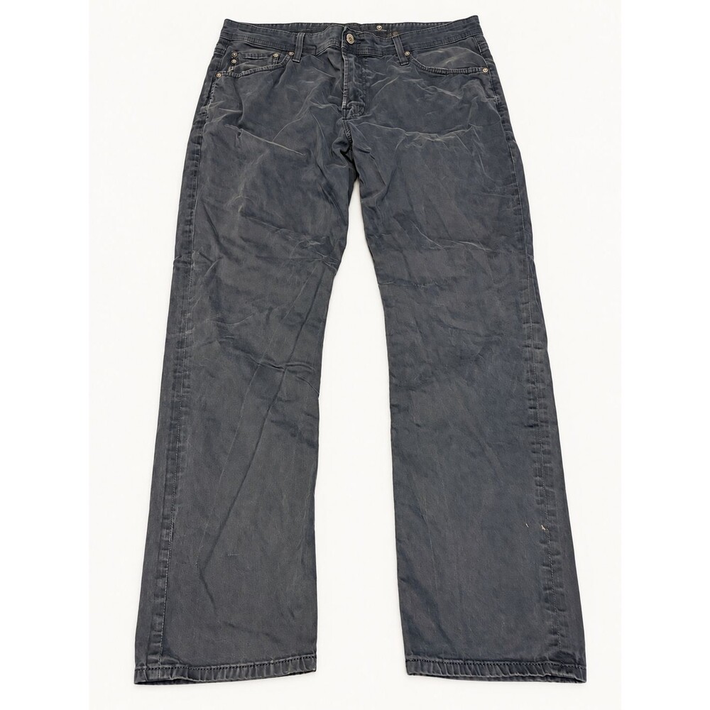 AG Adriano Goldschmied The Everett Slim Straight Pants 38x32 Charcoal Gray